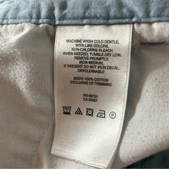 Columbia Men's Shorts 100% Cotton Blue 12 Inch Inseam Size 38 - Picture 5 of 7